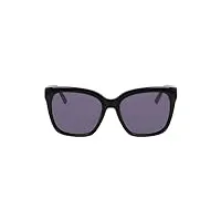 dkny dk534s sunglasses, 001 black, taille unique unisex