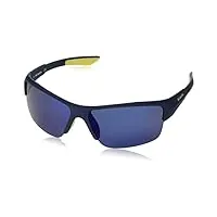 columbia wingard lunettes de soleil rectangulaires pour homme, bleu marine mat