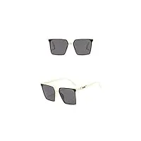 mode lunettes de soleil carrées surdimensionnées pour femmes lunettes de vue vintage homme lunettes de soleil À la mode lunettes de soleil designer de luxe hot 4