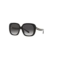 coach lunettes de soleil hc 8323u black/grey black shaded 56/17/140 femme