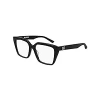 balenciaga lunettes de vue bb0130o black 53/17/145 femme