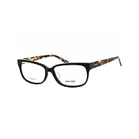 nine west nw5198x 001 lunettes de vue pour femme monture rectangulaire noir, noir, 57/15/140