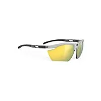 rudy project magnus lunettes de soleil, light grey matte, 75 unisexe adultes, gris clair mat