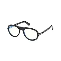 tom ford lunettes de vue ft 5756-b blue filter shiny black/blue filter 53/20/145 femme