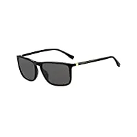 boss 0665/s/it sunglasses, 2m2/ir black gold, taille unique unisex