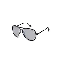 lee cooper lunettes de soleil polarisées pour enfants avec verres miroir argenté, bleu