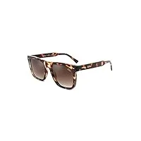 lee cooper lunettes de soleil classiques pour homme légères avec protection uv, monture - demi | verres - gradient brown