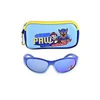 nickelodeon paw patrol lunettes de soleil pour enfants avec étui à lunettes et protection uv bleu