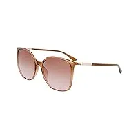 calvin klein ck22521s sunglasses, 200 brown, m unisex