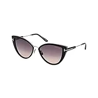 tom ford lunettes de soleil anjelica-02 ft 0868 black/grey shaded 57/16/140 femme