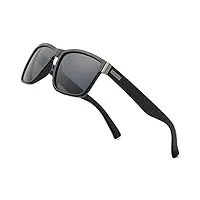 dubery lunettes de soleil polarisées pour homme et femme - protection uv 100 % - design léger rétro vintage - lunettes unisexes pour le sport, le cyclisme, le golf, la pêche - certifiées ce, uv400,