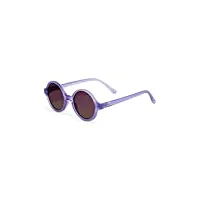 ki et la - woam - lunettes de soleil bébé 0-2 ans norme ce - protection uv - légères - souples - montures soft touch - verres fumés - marque française