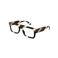 lunettes de vue gucci gg1085o striped brown 52/21/145 homme