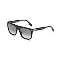 marc jacobs marc 586/s sunglasses, black, 56 unisex