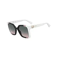 lunettes de soleil moschino mos123/s black pink/grey pink shaded 55/18/140 femme