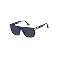 marc jacobs marc 586/s sunglasses, blue, 56 unisex