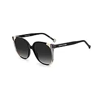 carolina herrera ch 0062/s sunglasses, kdx/9o black nude, 57 unisex