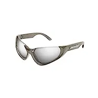 balenciaga lunettes de soleil bb0202s grey/silver 64/16/130 unisexe adulte