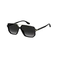 marc jacobs marc 417/s sunglasses, black, taille unique unisex