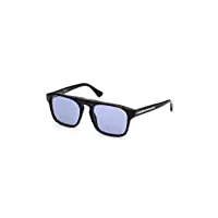 web lunettes de soleil unisexes we0325 avana/altro/bleu, taille 55, avana/altro / blu