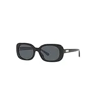 lunettes de soleil coach hc 8358u black/blue 54/20/140 femme