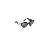 versace mixte 0ve4438b 52 gb1/87 lunettes de soleil, noir/gris foncé, taille unique