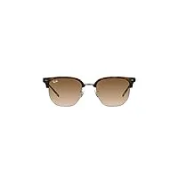ray-ban 0rb4416 lunettes de soleil, havana/light brown shaded, 51 mixte