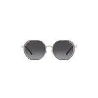 sunglasses coach hc 7141 90058g transparent grey/shiny light