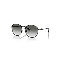 michael kors lunettes de soleil, dégradé noir brillant/gris transparent, 221 unisex