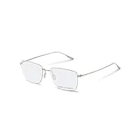 porsche design lunettes de vue p'8382 silver 53/17/140 homme