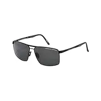 porsche design lunettes de soleil p'8918 black/grey vision drive® 65/14/145 homme