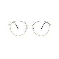 smartbuy collection katharina l116b 50 lunettes de vue ovales pour femme doré rose, or rose, 50