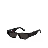 tommy hilfiger tj 0093/s sunglasses, 807/ir black, 55 unisex