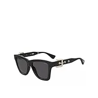 moschino lunettes de soleil mos131/s black/dark grey 54/16/140 femme