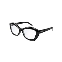 saint laurent lunettes de vue sl 68 opt black 54/18/140 femme