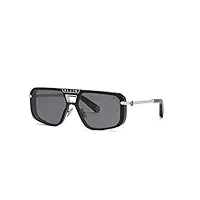 philipp plein homme spp008m lunettes de soleil, shiny black, 99