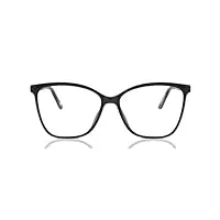 smartbuy collection full rim cat eye black albers ac395 mode femmes lunettes de vue, noir , 54 eu
