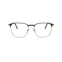 smartbuy collection brend 890b 53 lunettes de vue carrées à monture complète noir/or rose, noir/or rose, 53