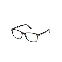 lunettes de vue tom ford ft 5831-b blue block shiny black 51/18/145 homme