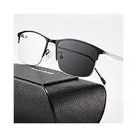 jww lunettes de lecture homme, lunettes de vue lecture portable, lunettes de soleil de lecture, aide À la lecture, style demi-trame (size : +2.25)