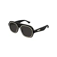 bottega veneta lunettes de soleil bv1217s black/grey 53/19/145 homme