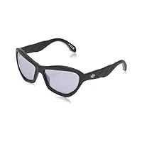 adidas or0095 lunettes de soleil, noir opaque, 59/15/130 mixte