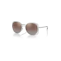 michael kors 0 mk1118b lunettes de soleil, argent, 57 mixte
