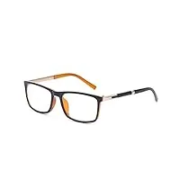 hches lunettes de vue à changement de couleur lunettes de soleil photochromiques lunettes de vue carrées classiques pour hommes, taille unique