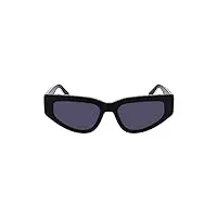 calvin klein jeans ckj23603s sunglasses, 001 black, 53 unisex