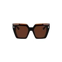 calvin klein ck23502s sunglasses, 002 black charcoal, taille unique unisex