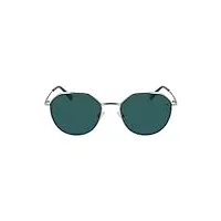 calvin klein jeans ckj23201s sunglasses, 040 silver, 55 unisex