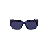 calvin klein jeans ckj23608s sunglasses, 238 violet havana, taille unique unisex