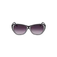 karl lagerfeld kl6103s sunglasses, 006 black white, taille unique unisex