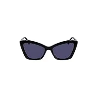 karl lagerfeld kl6105s sunglasses, 001 black, taille unique unisex